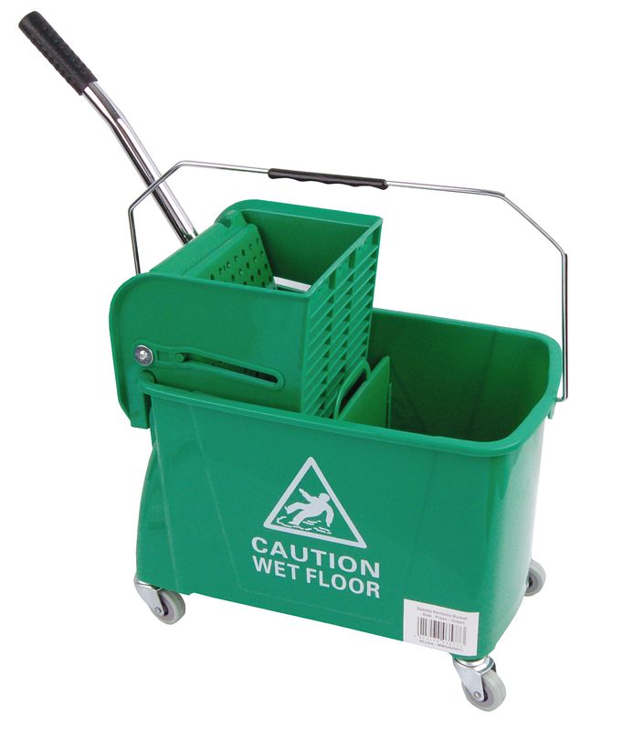 20l Mop Bucket And Wringer Green